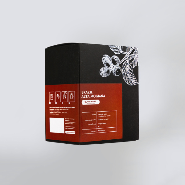 Дрип-пакеты Regola del tre P Brazil Аlta Mogiana